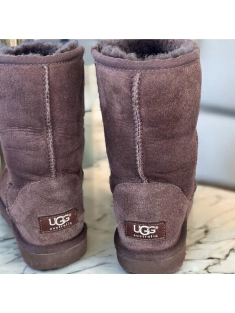 UGG Classic Short II Boots Size 6 Burnt Cedar Color - Picture 2 of 13